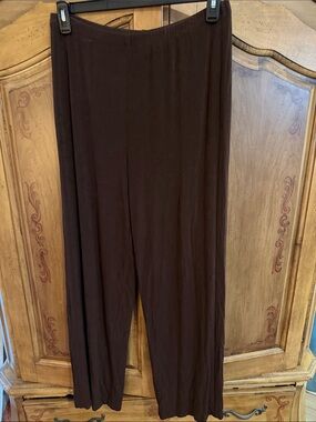Chico’s Travelers Brown Wide-Leg Women’s Pants